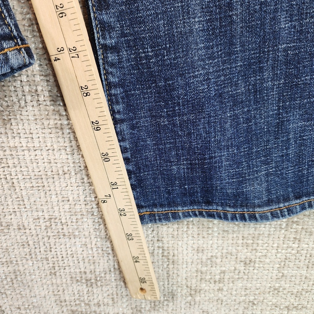 Lucky Brand 361 Vintage Straight Blue Jeans Mens 34 Blue Denim Classic 36x32 - Picture 6 of 13